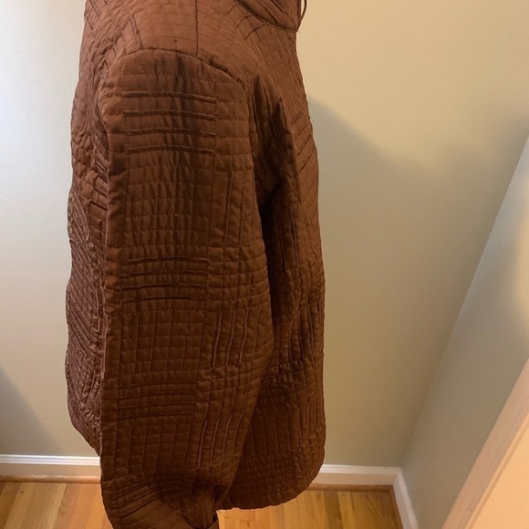 Analogy Vintage brown lightweight jacket, size L - Picture 6 of 8